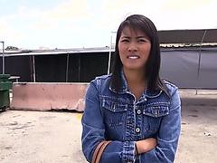 Amazing brunette japanese gf Angelina fuck like a pro