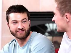 Abel Archer gets his penis pleased by his gay friend Markie More